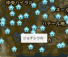 ジョチシウの祠の場所
