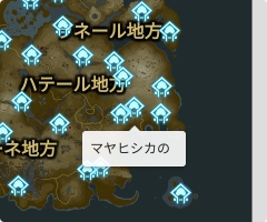 マヤヒシカの祠の場所