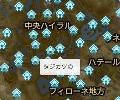 タジカツの祠の場所