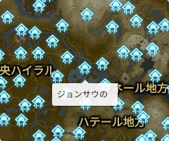 ジョンサウの祠の場所