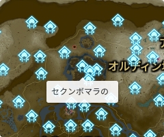 セクンボマラの祠の場所