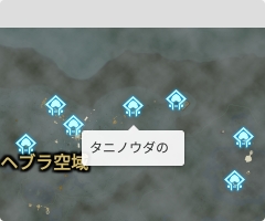 タニノウダの祠の場所